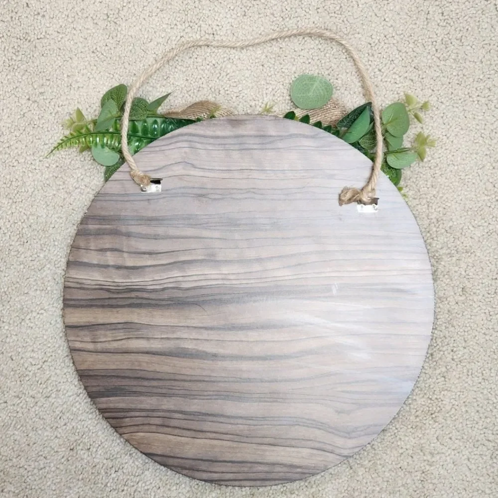 Welcome to Our Home Sign/Wall or Door Hanging